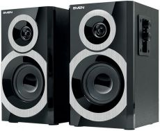 Компьютерная акустика Sven SPS-619 2.0 черный 20Вт