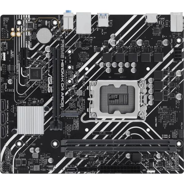 Материнская плата ASUS PRIME H610M-K D4 ARGB LGA 1700, Intel H610, mATX, Ret