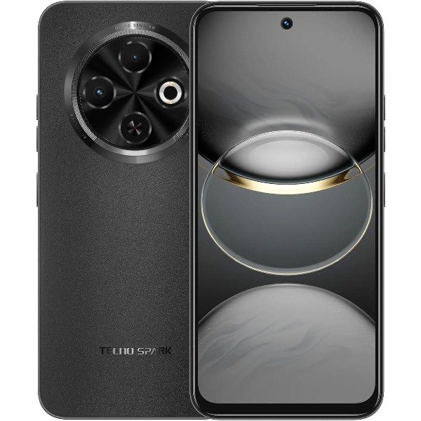 Мобильный телефон Tecno Spark 30C 2024 Android 8/256 Гб черный KL5N 256+8 ORBIT BLACK