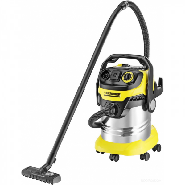 Пылесос Karcher WD5/MV5 Premium, 1800Вт, желтый