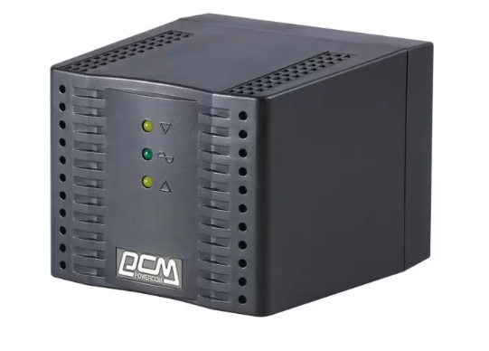 Стабилизатор напряжения Powercom TCA-1200 черный